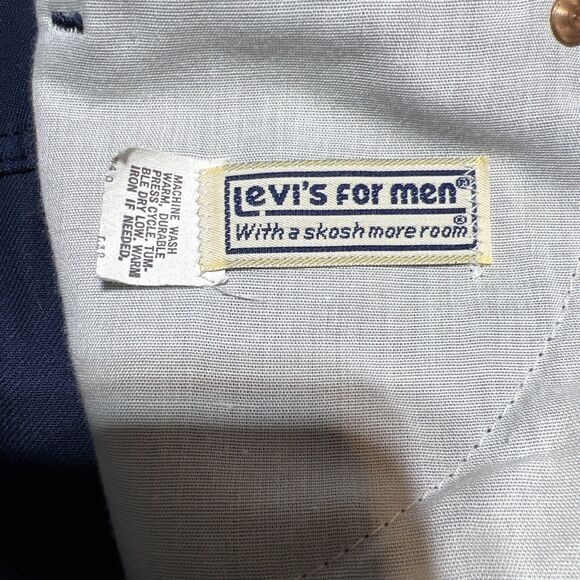Vintage White Tab Levis Men With A Skosh More Room Navy 549 Jeans 40x32 - Picture 10 of 12